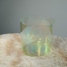 Alchemy Clear Crystal Singing Bowl Colored for Sound Healing Meditation For Yoga