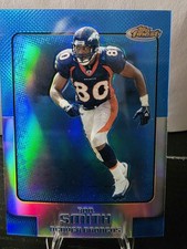 2006 Topps Finest - Rod Smith #89 Blue Refractor 142/299 Denver Broncos