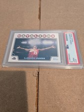 2008-09 Topps - LeBron James #23 - PSA 9 - Cavaliers - Chalk Toss Photo