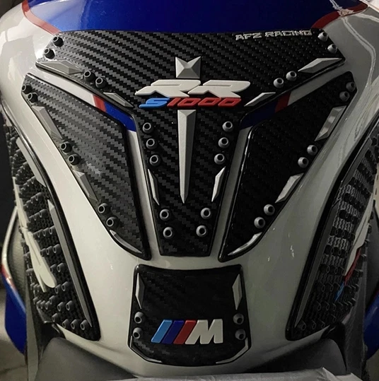 Adhesivos antideslizantes para tanque de combustible lateral accesorios moto BMW S1000RR 13-19 Foto 2 de 3