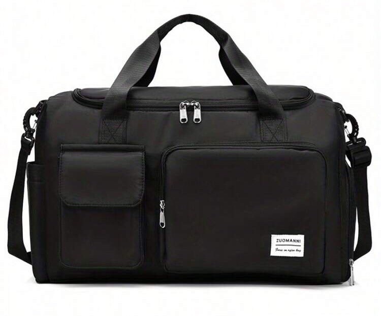 Zuomanni Nylon Bag - Gym Bag - Sports Bag - Travel Bag - Big W/ Múltiple Pockets