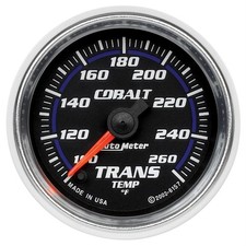 Autometer 6157 Trans Temp Gauge 2 116 Inch 100-260 Deg. Cobalt