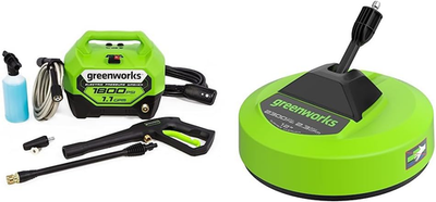 #ad 1800 PSI 1.1 GPM Electric Pressure Washer PWMA Certified amp; 12quot; In. Surface C $344.99