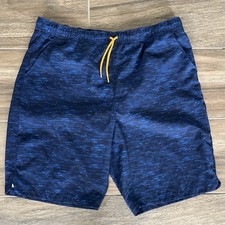 LANDS END Boy Youth Swim Trunks Pockets SPF50 Unlined Size XXL 18/20