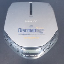 Sony Discman D-E301 Portable CD Player ESP AS IS FOR PARTS OR REPAIR