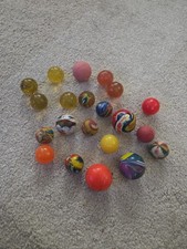 Lot Of 21 Assorted Vintage Bouncy Balls
