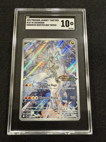 N's Reshiram graded SGC 10 for sale on eBay