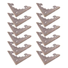  30pcs Decorative Tin Box Corner Reinforcement, Antique Bronze Iron Corner
