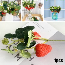 Fake Strawberry Bouquet Bouquets Decoration Fake Fruit Garden Realistic