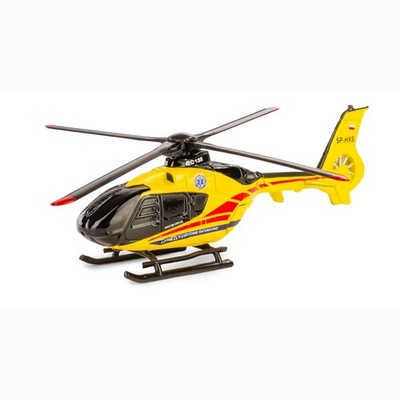 NEW RAY HELICOPTER AIRBUS EUROCOPTER EC135 / H135 AIR EMERGENCY 1:100 NEW IN BOX