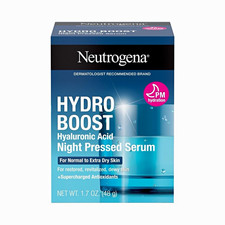 Neutrogena Hydro Boost Hyaluronic Acid Night Pressed Serum Hydration 1.7 oz