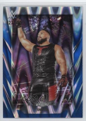2026 Topps Chrome WWE Blue RayWave Refractor /150 Tonga Loa #16 4d5