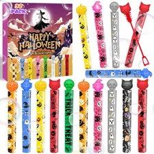 Mini Bubble Party Favors Toys Halloween-Themed Stickers Bubble Wands Goodie Bags