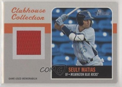 2019 Heritage Minor League Edition Clubhouse Collection Relics Seuly Matias n1u