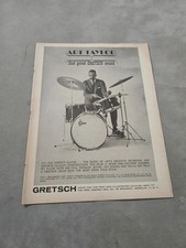 TBOOK50 MAGAZINE ADVERT 11X8" GRETSCH SOUND - ART TAYLOR 