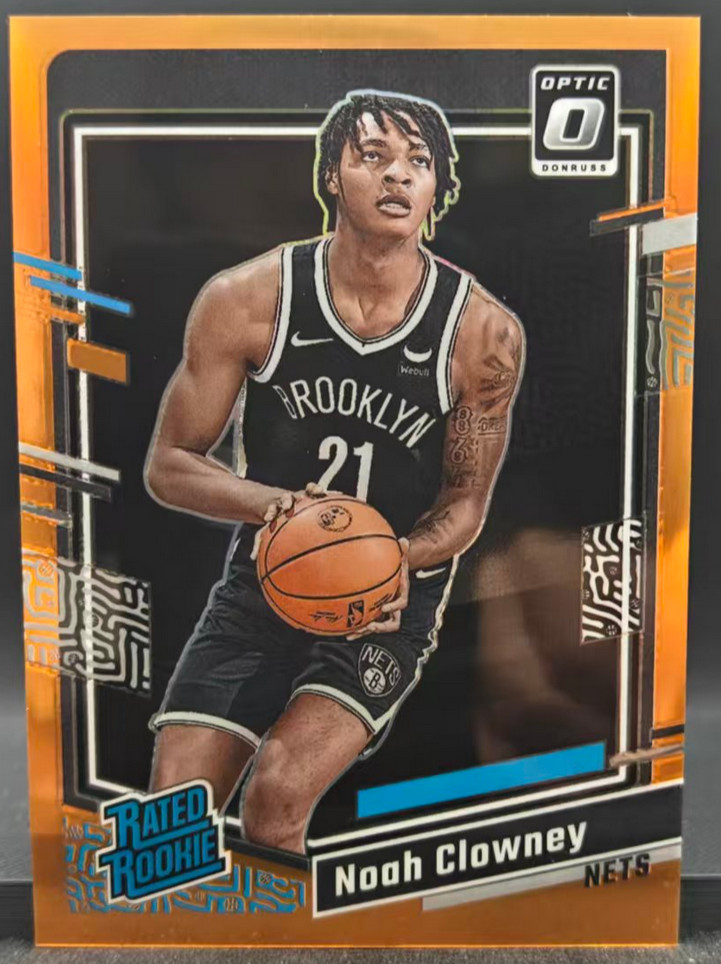 Noah Clowney 2023-24 Panini Donruss Optic 008/199 Orange Rated Rookie #205