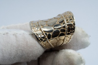 John Hardy Sterling Silver Kali Pebble Ring Size 6.5