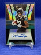 2017 Panini Select Rookie Signatures Silver Prizm 49/149 Dede Westbrook Auto