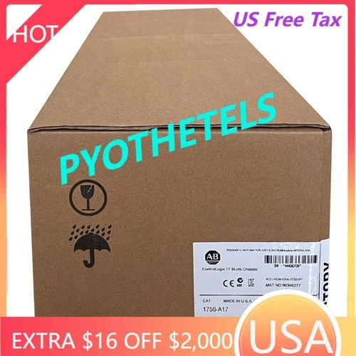 New Sealed AB 1756-A17 ControlLogix 17 Slots Chassis Module 1756A17 US Free Tax