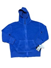 Art Class Boys Blue Zip Hoodie Size M 8 Full Zip Sweatshirt Kids NWT