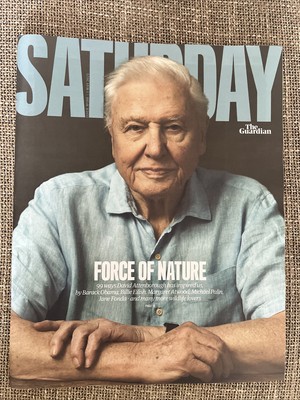 DAVID ATTENBOROUGH Tributes ~ Saturday Guardian 3 May 2025 + SHANKAR Eilish FOND