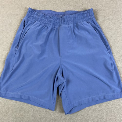 #ad Lululemon Shorts Mens XS Blue Pace Breaker Lined Wicking Gym Training Running $39.99