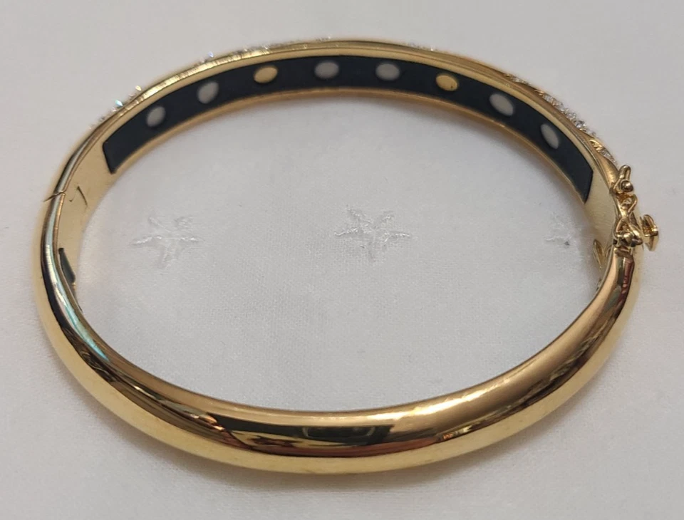Pulsera Nikken Bella Passione Chapada en Oro 24K Magnética Napoli Remolino Nueva Sin Etiquetas #2 Foto 3 de 4