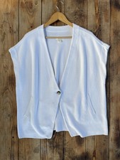 Maeve by Anthropologie Womens Sleeveless Cardigan Vest Size M