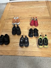 Lot Of Toddler Boys Nike And Vans Shoes Size 5c
