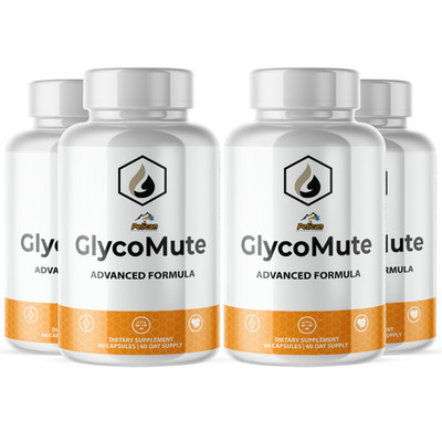 GlycoMute- Blood Support- 4 Bottles- 240 Capsules