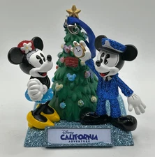 DCA Disney California Adventure l Mickey Minnie Mouse Ornamnet Disney Parks NEW