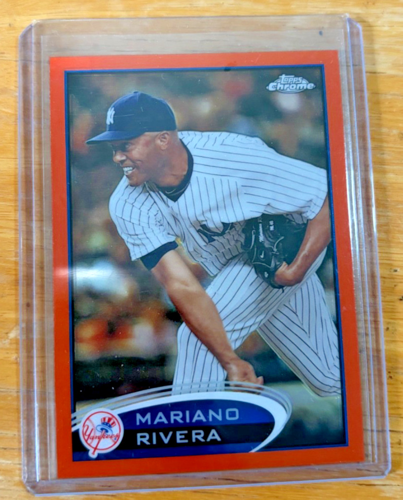 2012 Topps Chrome #150 Mariano Rivera Orange Refractors