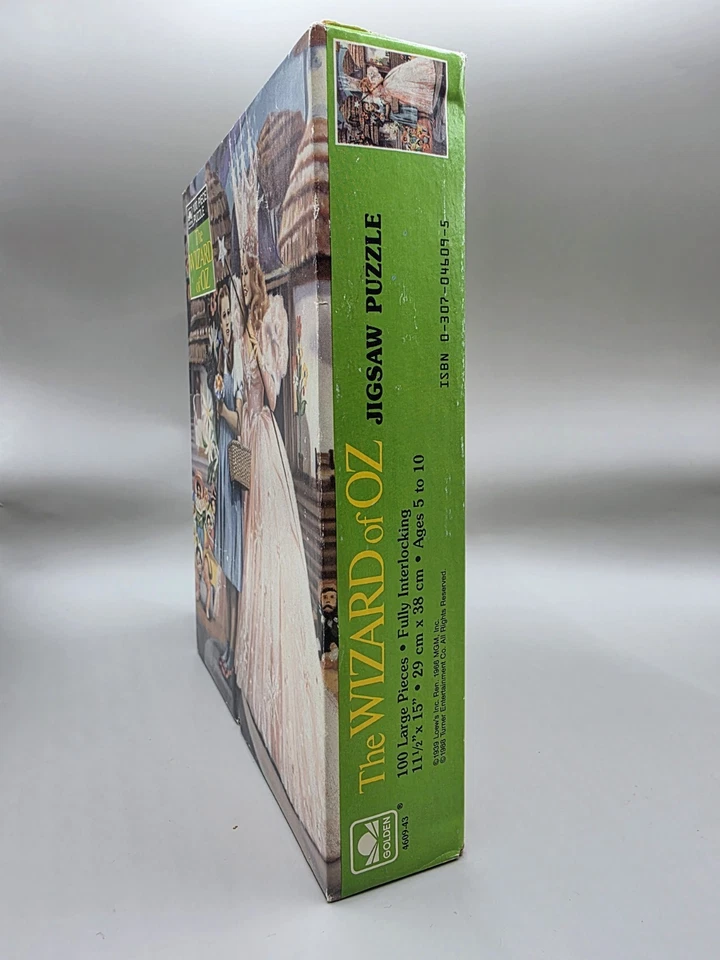 Rompecabezas Mago de Oz 100 Piezas Gran Escena Sellado Glinda Dorothy De Colección Foto 2 de 4