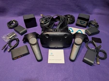 HTC Vive VR Headset Complete Set Full Kit System Virtual Reality