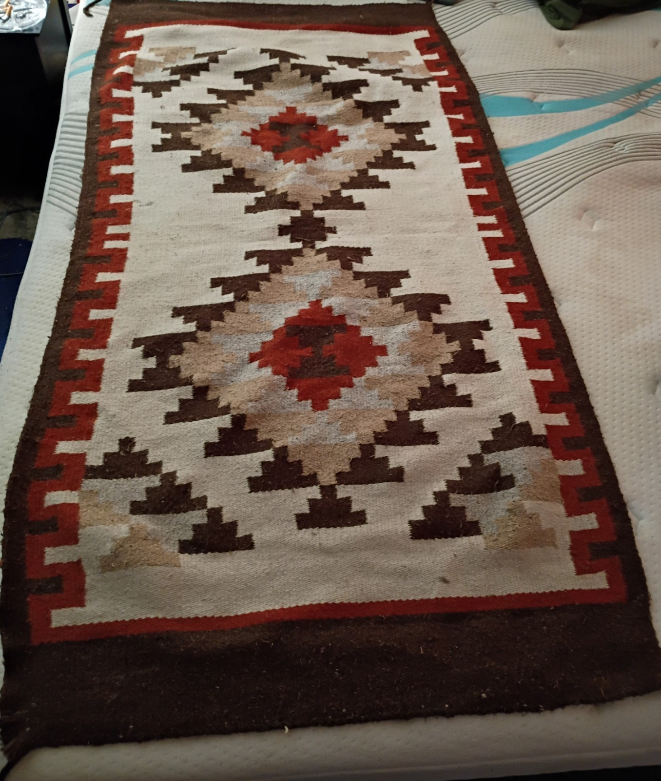 Antique Navajo Rug Circa 1950's
