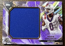 2024 Topps Inception - Jumbo Rookie Relic Keon Coleman #RA-KC Purple /125 RC 
