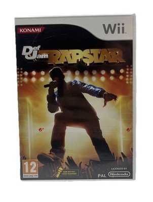 Nintendo Wii Def Jam Rap Star OVP Sealed Rar 2010 Neu