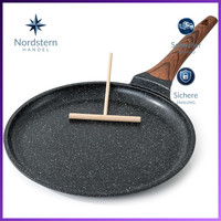 Crepepfanne 30 Cm Antihaft Induktion Pancake Pfanne Mit Teigverteiler Pfoa-Frei