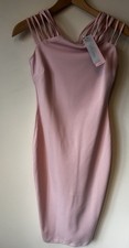 City Goddess Pink Size 10 Short Bodycon Dress Party Evening Wedding Guest Sexy