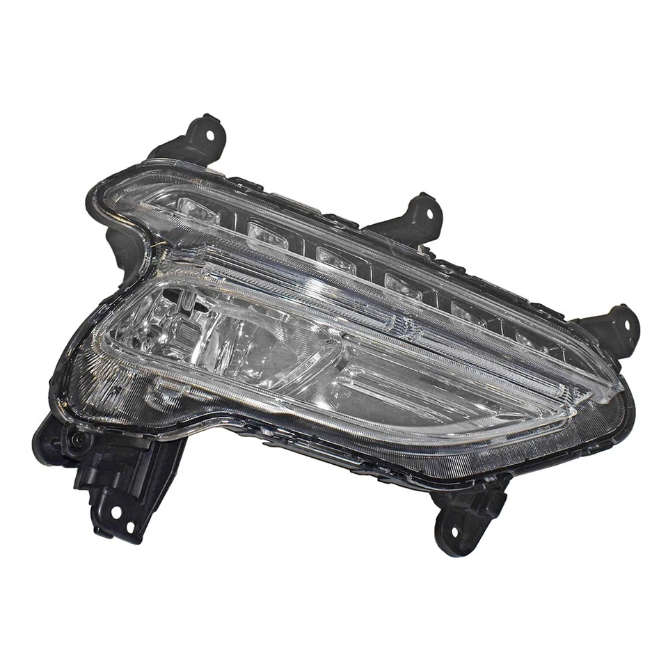 LED Passenger Fog Light DRL For 2017-2018 Hyundai Santa Fe Sport Right Side US - Image 3 of 4