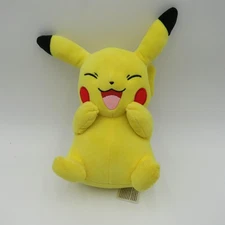 Pokemon Pikachu Plush Stuffed Animal 8" Jazwares 2021 Nintendo Yellow Soft Toy