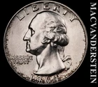 1964-D Silver Washington Quarter - Choice Gem Brilliant Uncirculated  #K1168
