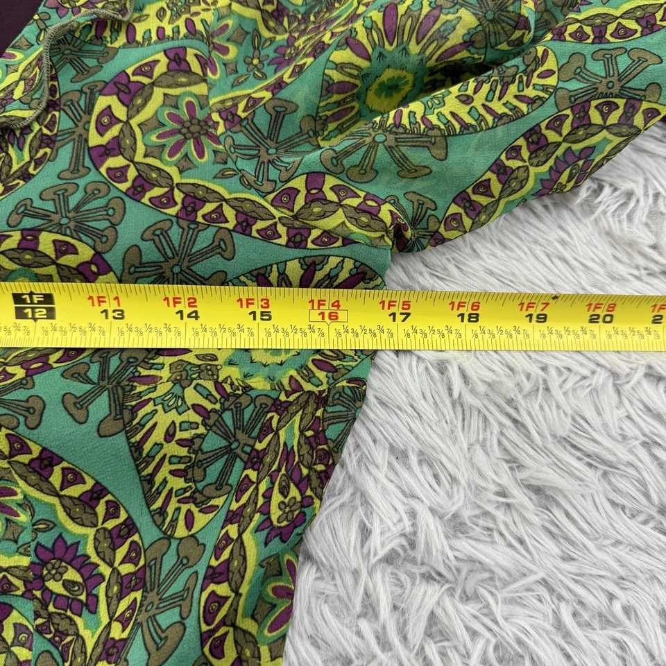 Vestido Beth Bowley Para Mujer L Cachemira De Colección 100% Seda Festival Boho Hada del Bosque Foto 4 de 4