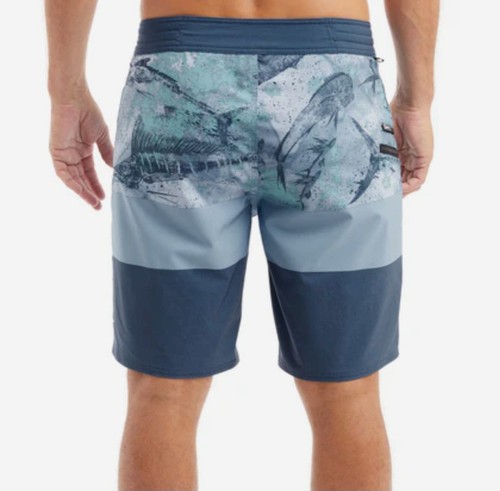 Pelagic Strike Boardshorts Blau Herren Größe 34 - Bild 3 von 6