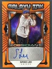 2024-25 Panini Obsidian Galaxy Ink Spike Lee Auto #'d 97/99 New York Knicks