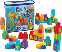 Klocki Konstrukcyjne Mega Bloks 30 ElementóW Plastikowe 12 M + Mega Bloks
