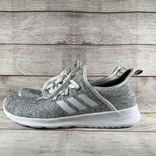 Adidas Womens Size 10 Cloudfoam Pure DB0695 White Running Shoes Sneakers
