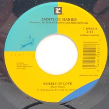 Emmylou Harris Wheels of Love / Better Off 7" 45rpm M- Vinyl 80's Record 45