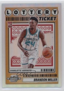 2023-24 Panini Contenders Optic Lottery Ticket Brandon Miller #8 Rookie RC