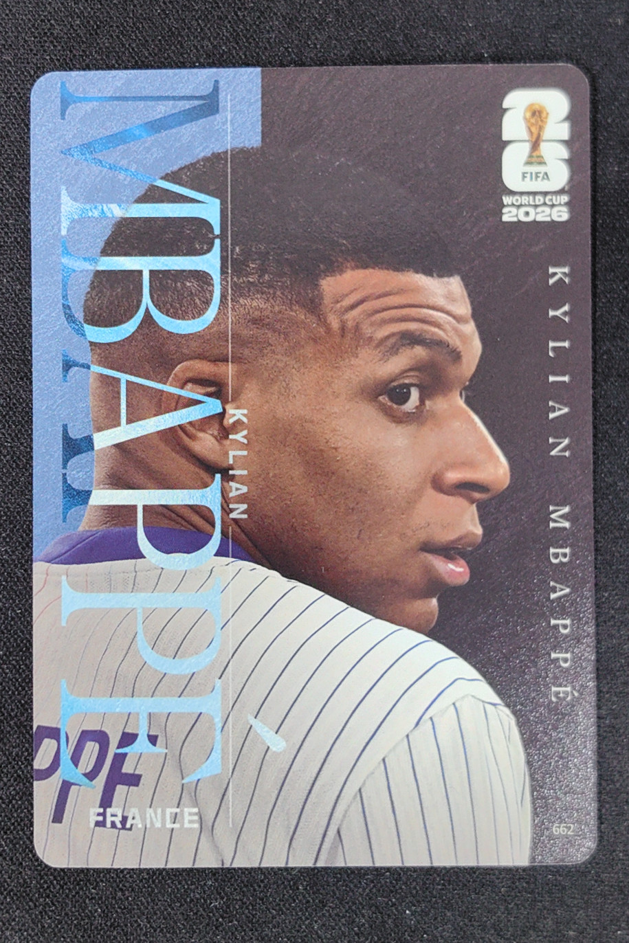 2026 Panini FIFA World Cup Kylian Mbappe Legend #662 France SSP view 1